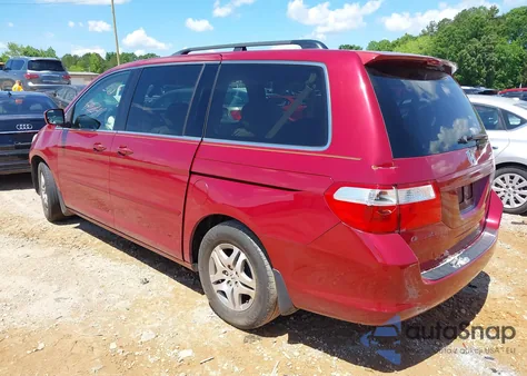 2006 Honda Odyssey Ex-L z USA, uszkodzony, nr VIN 5FNRL38666B432577
